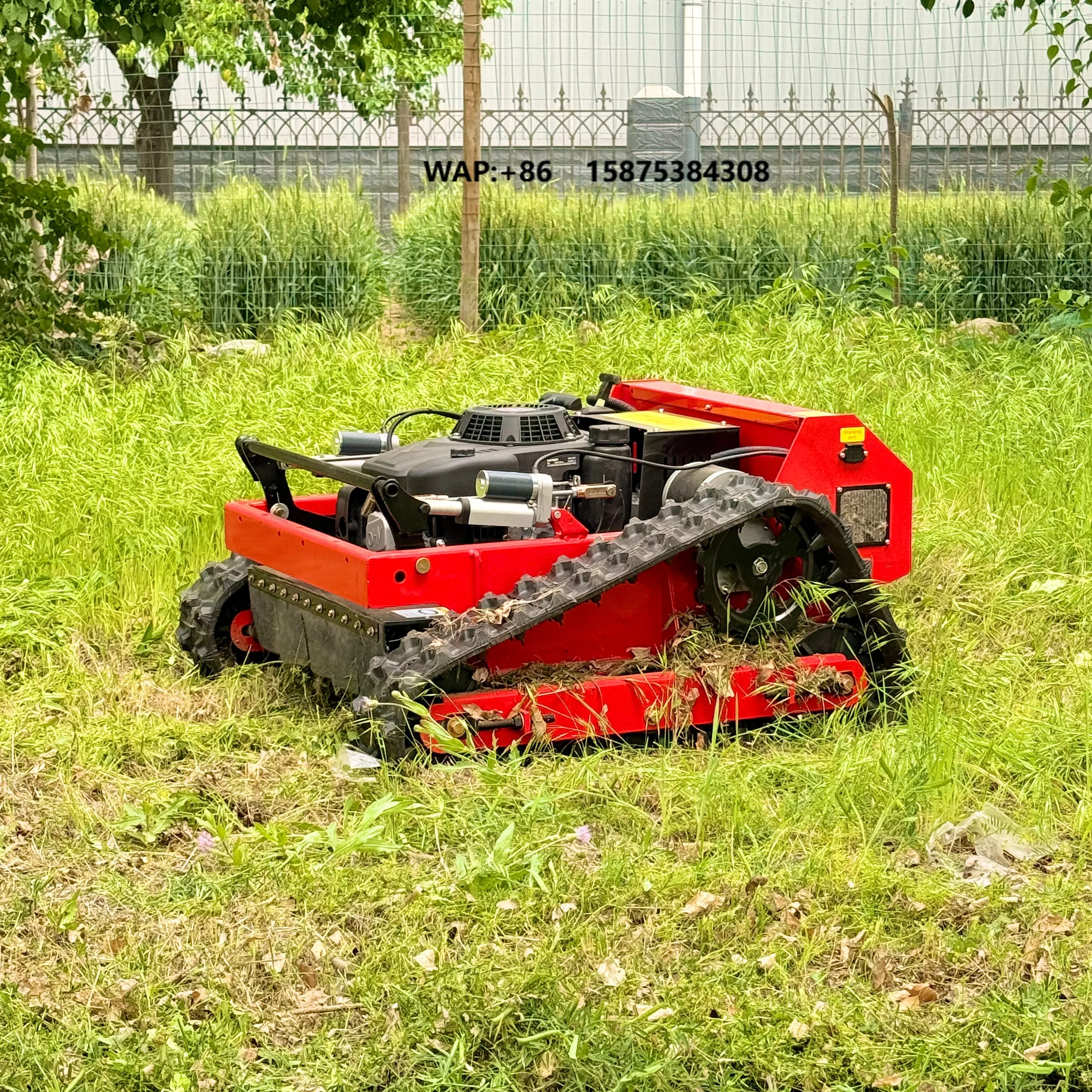 Woer Strong Power Brushless Motor China Factory Price New Design Remote Control Lawn Mower