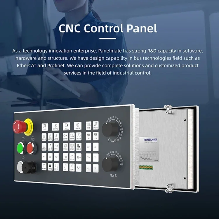 Panel de control de máquina CNC Digital personalizado de fábrica Panelmate 3MK sistema de controlador PLC extendido Codesys EtherCAT panel de control CNC