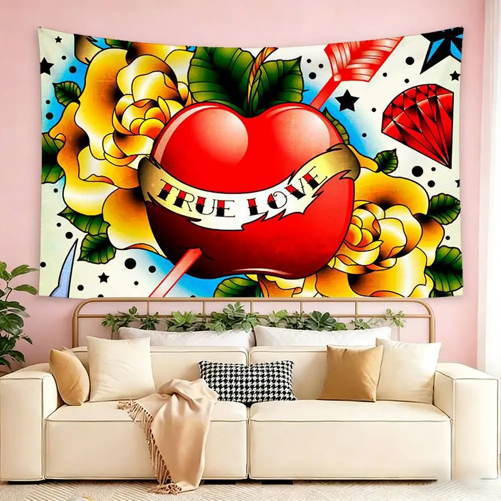 E-Ed Hardy Brands  Flags Suitable For Party Club Outdoor Interior Wall Decoration Banner Fans Gift
