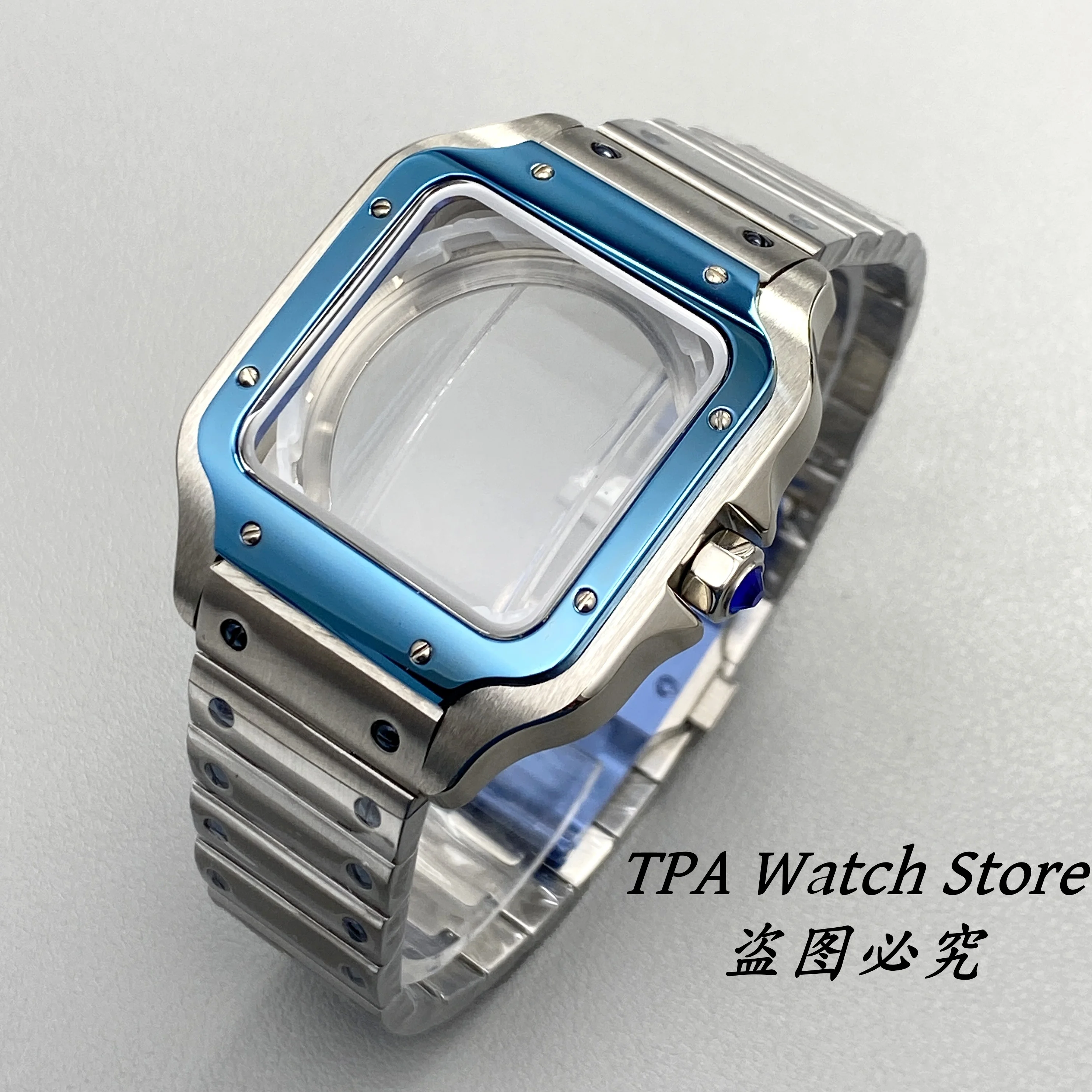 腕時計 社外品 ケース 47mm マットブラック ノンデイト 【対応 