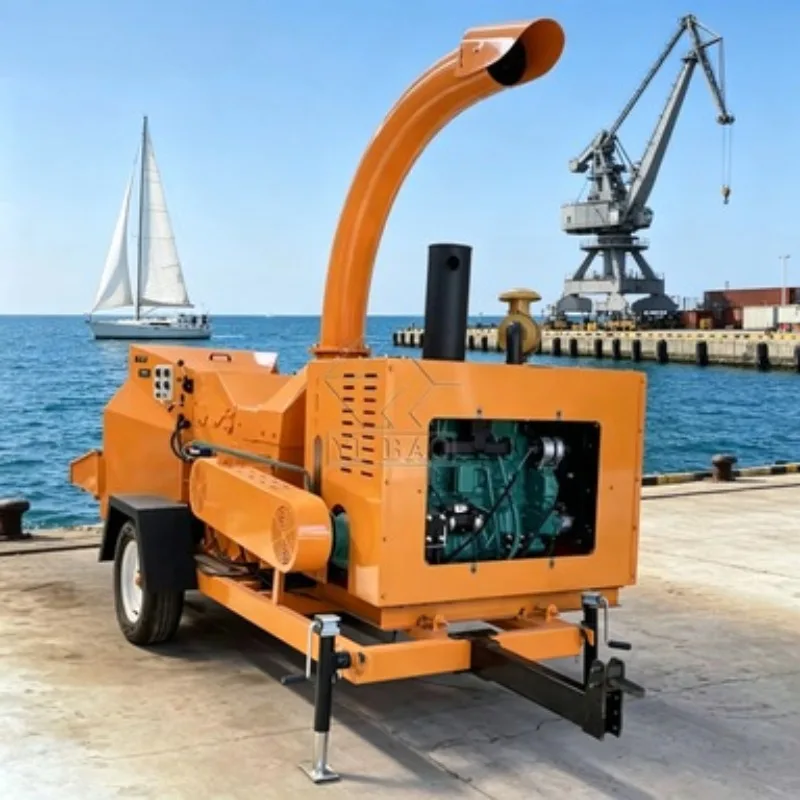 

Mobile Wood Branch Crusher Wood Crushing Machinery Branch Crusher Environmental Forestry Machinery