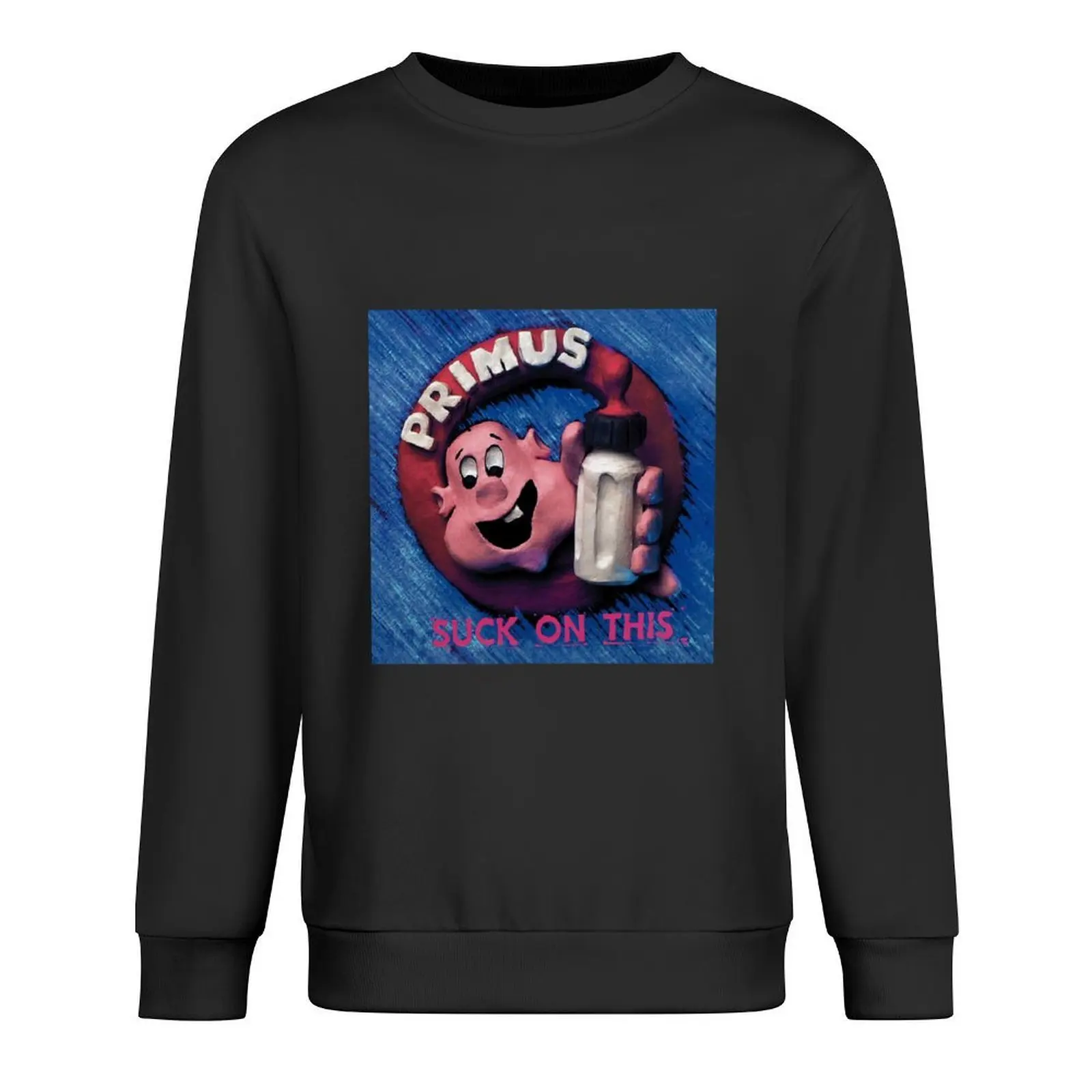 Suck on this Pullover graphic t shirts men autumn clothes anime clothing men's clothing oversize sweatshirts