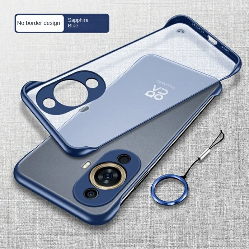 For Huawei Nova 11 10 9 8 7 Pro Case Hard PC Transparent With Ring Protective Back Cover Case For Huawei Nova 9 7 Se Phone Shell