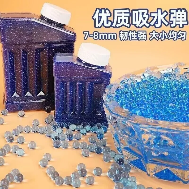 100.000–8 mm Blaster-Gel-Pistole, Munition für Glock-Pistole, Spielzeugpistolen, Wasserball-Perlen, AK47, Gelblast M416