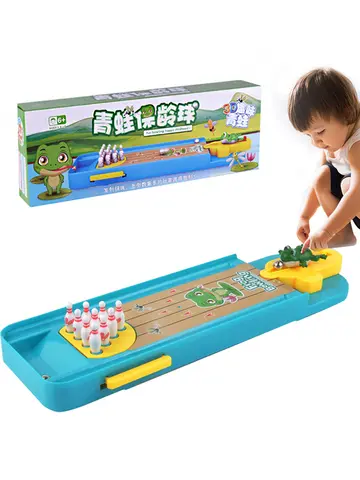 Mini Desktop Bowling Game Toy Funny Indoor Parent-Child Interactive Table Sports Game Toy Bowling Educational Gift For Kids