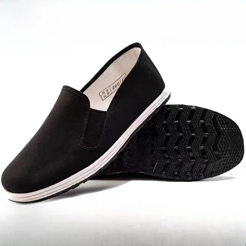 

Men's Spring Autumn Cloth Shoes Wear-Resistant Workwear Beijing Style Thousand-Layer Sole Anti-Slip Comfortable Casual Shoes