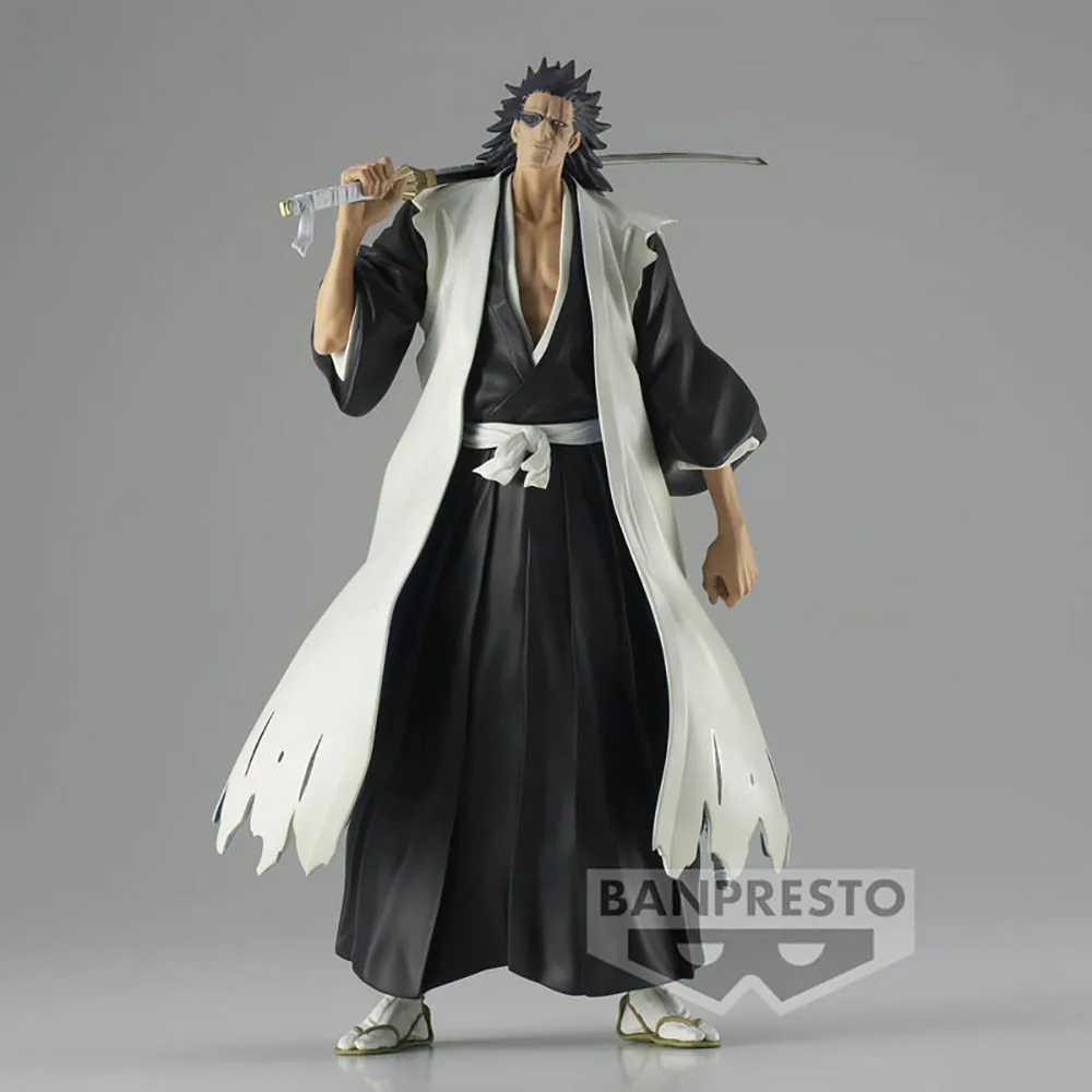 Banpresto Bleach Solid and Souls Kurosaki Ichigo Zaraki Kenpachi Hitsugaya Toushirou Anime Figure Collectible Action Model Toys