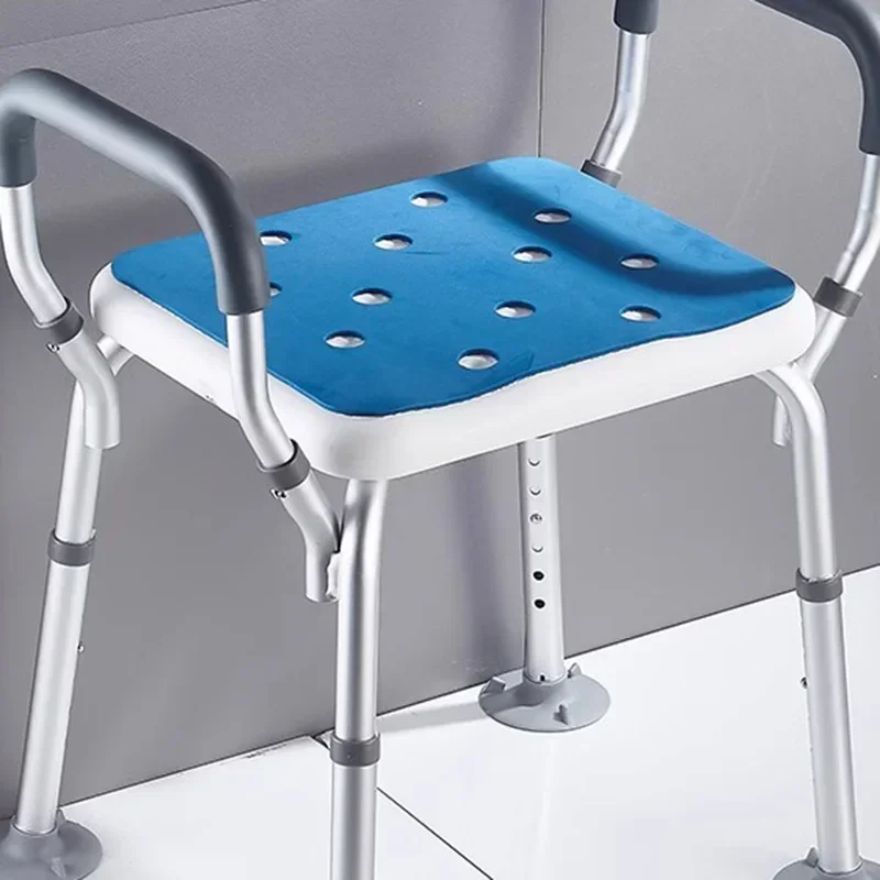 Silla De inodoro para adultos mayores, reposapiés De baño, taburete De ducha De almacenamiento De muebles, taburete De andamio para el hogar