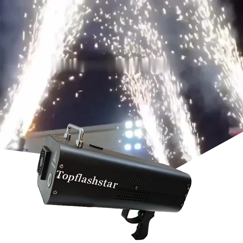 New Cold Spark Machine Handheld Electrical Fireworks Hand Held Cold Pyro Shooter Handheld Cold Spark 10M Power Cable