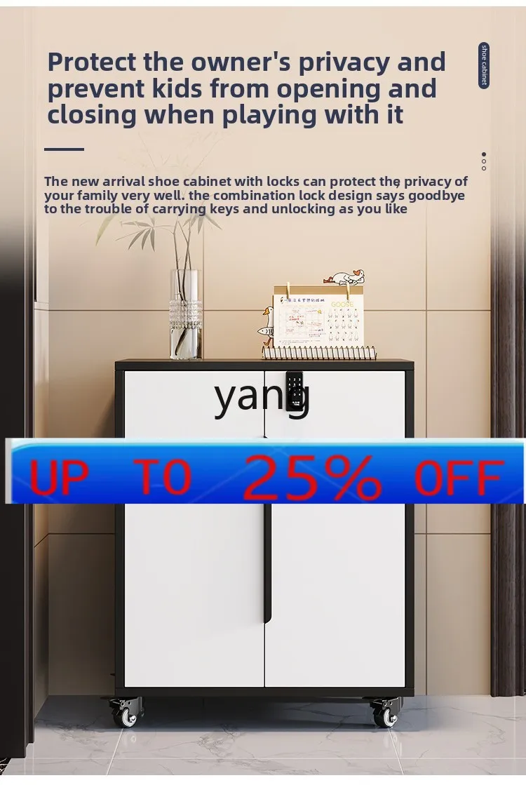 LH  household door porch cabinet corridor corridor with combination lock large capacity locker