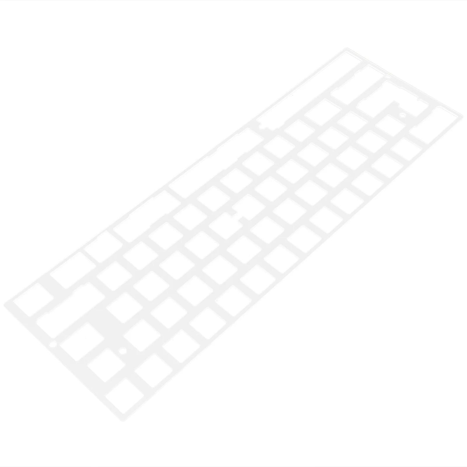 

Positioning Board Mechanical Keyboard 2.25u Layout Splitted Plate Support Replacement for 60 Custom Keyboard Accessory