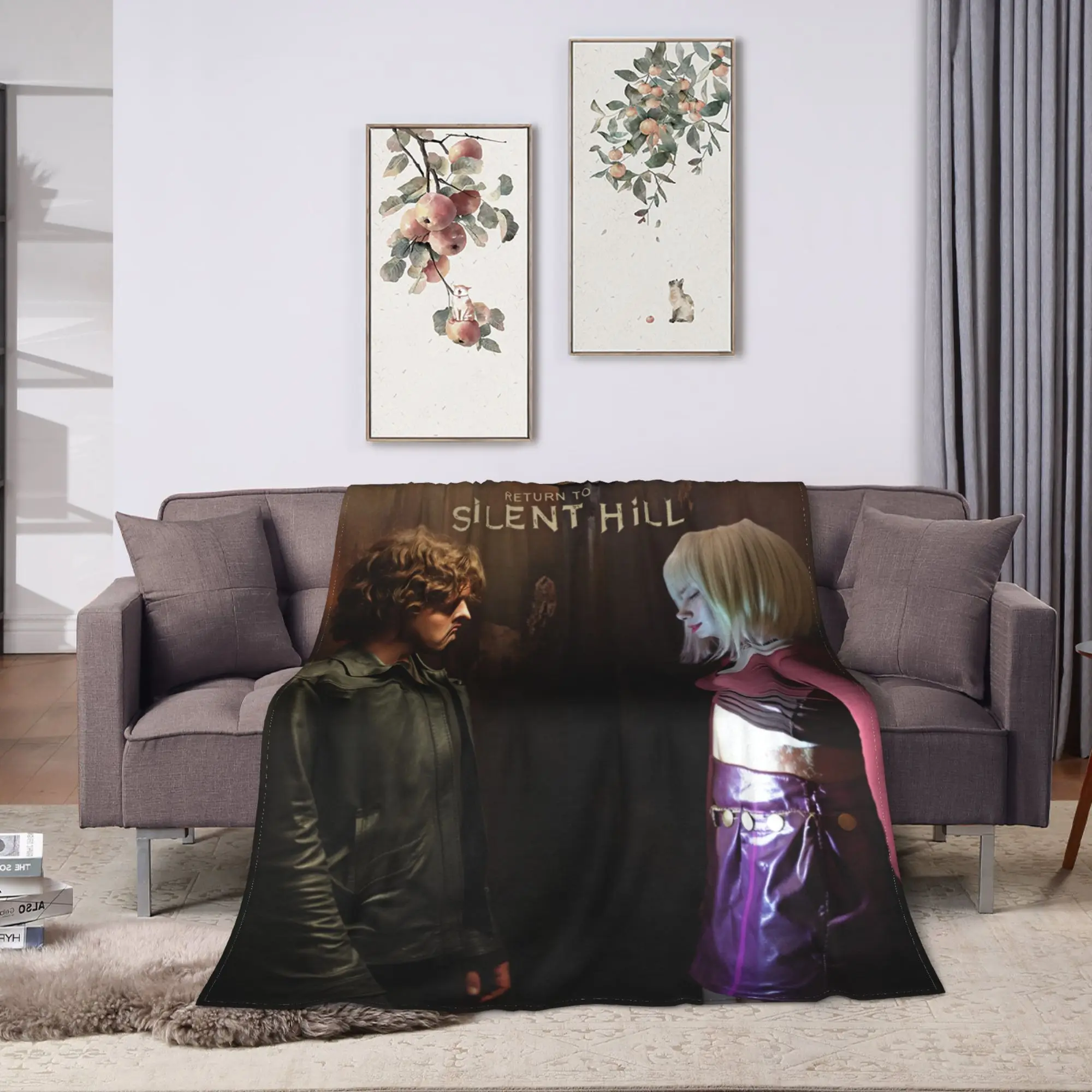 Warm Soft Blanket Airplane Travel Return to Silent Hill Movie 2026 Throw Blanket  Flannel Bedspread For Couch Chair Bed Cover