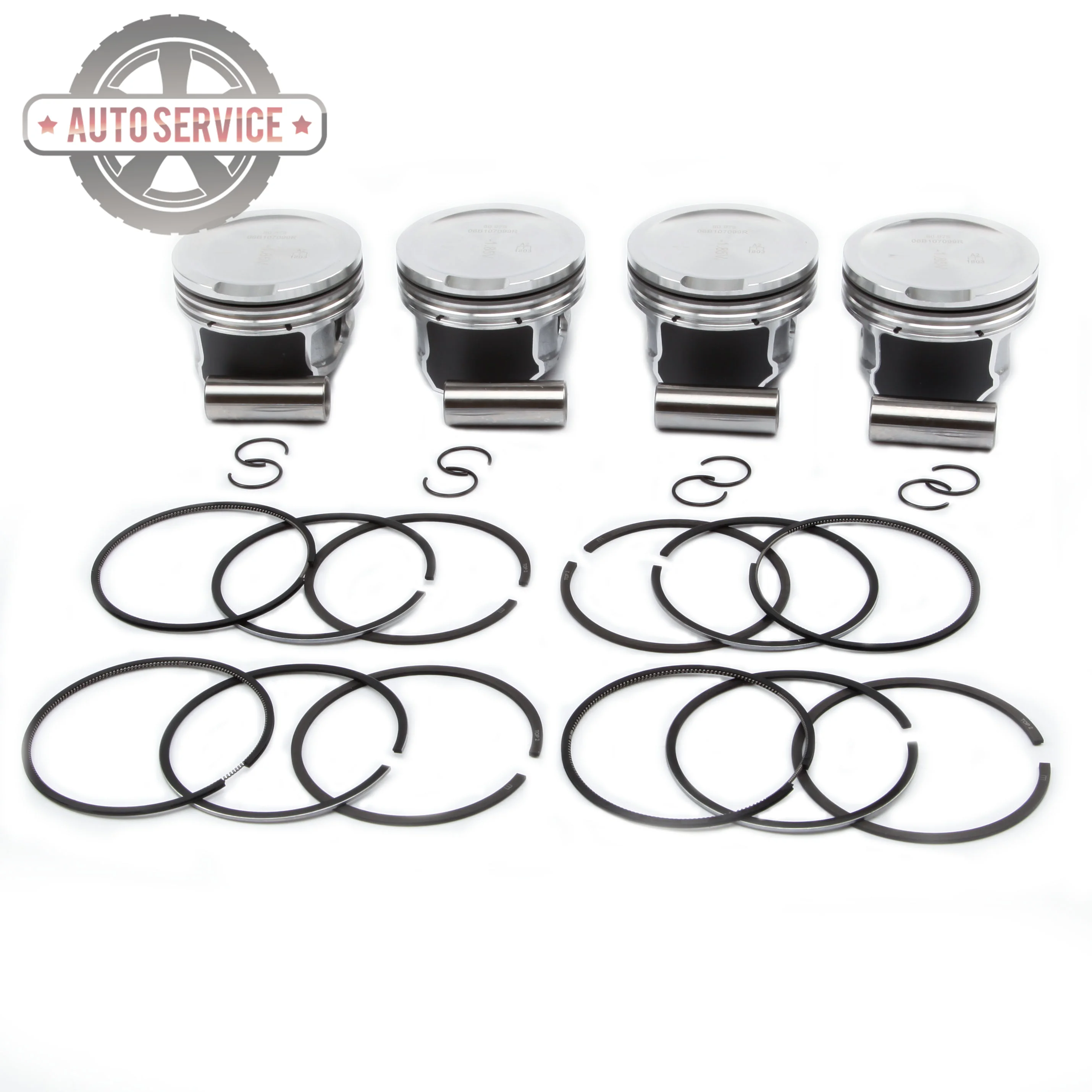 06B 107 065 B STD 82.5mm Engine Piston Rings Set For VW Golf MK4 Jetta BORA Passat B5 Skoda Seat 2.0T 85KW AZH 06A 198 151 C