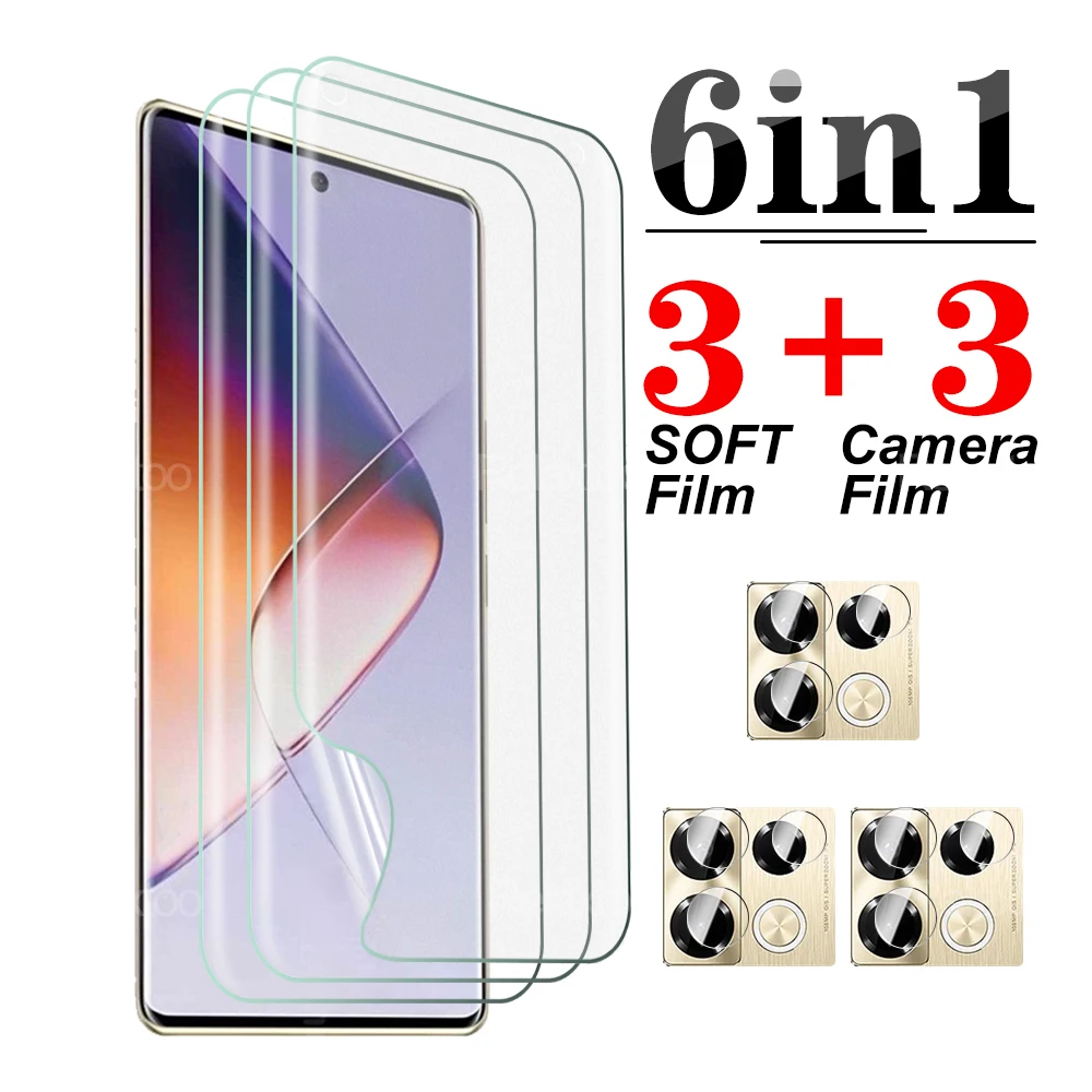 6in1 Hydrogel Film lens film screen protector note40 note 40Pro 4G 5G 40 Pro Plus For Infinix Note 40 Pro 40pro＋ 6.78