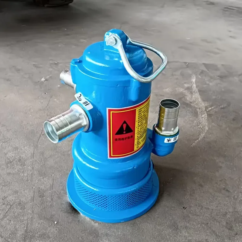 High Lift 10-50m Head Mining Pneumatic Submersible Pump with air Compressor Underground Submersible Sewage Pump Effluent Pump
