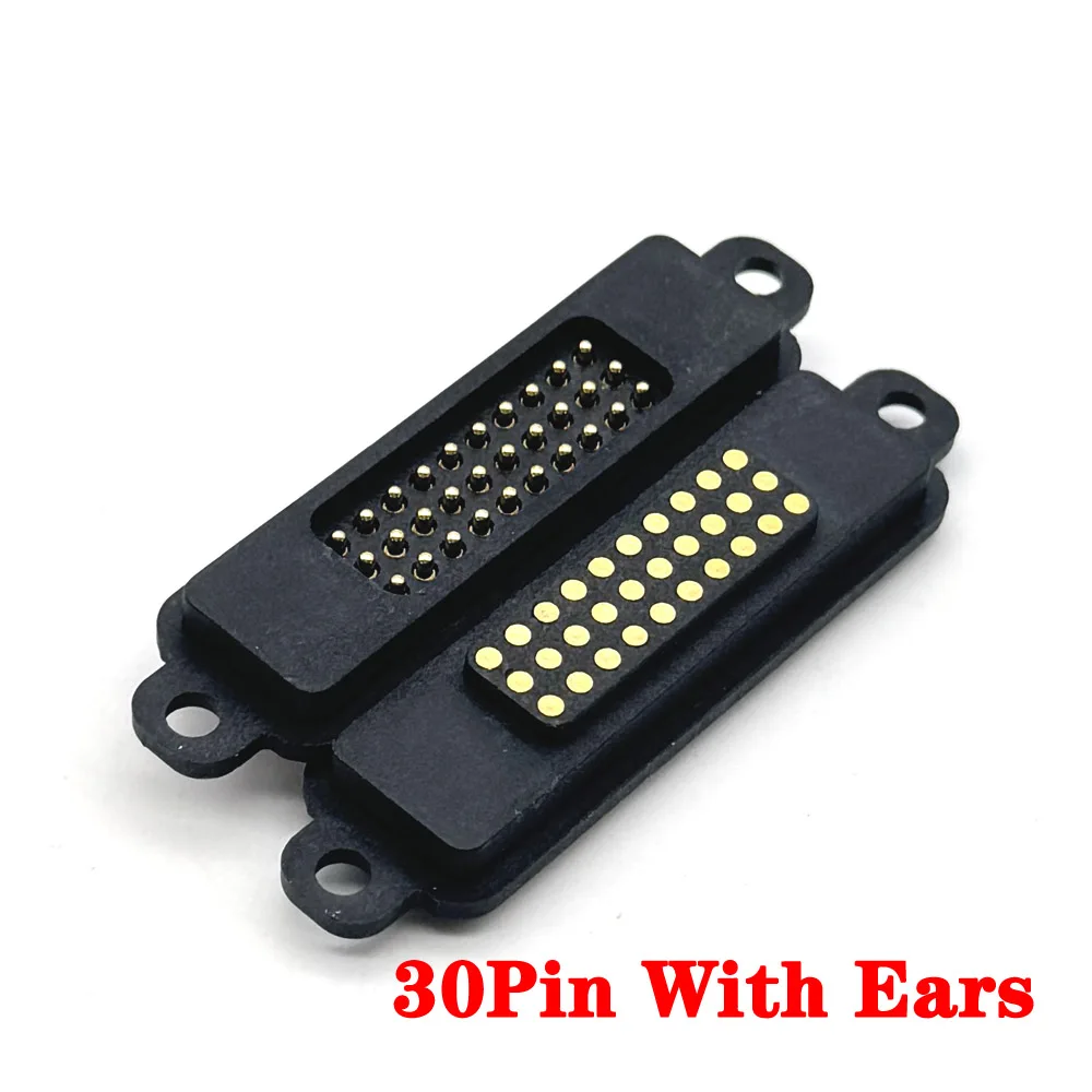 

1Pair 2A Magnetic Pogo Pin Connector 30Pin Pogopin Male Female 2.54 MM Spring Loaded DC Magnet Connector Power Socket