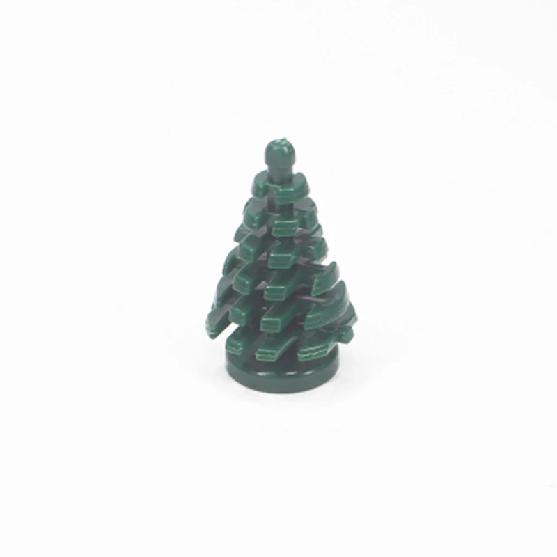 Décennie s de construction de sapin de Noël, 2435 plantes, petit arbre enrichi, jouet modulaire GBC, cadeau éducatif, module élevé, ensemble de bricolage MOC, 1 PC, 2x2x4