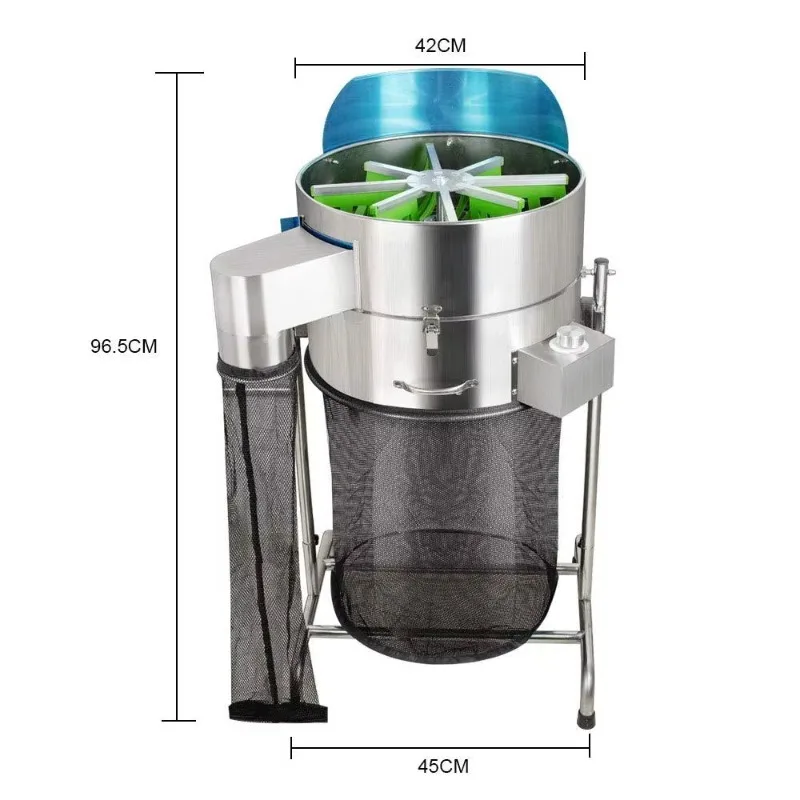 Hydroponic 18 Inch Automatic Bud Leaf Trimmer Electric Stainless Steel Grass Cutter Trimming  Machine