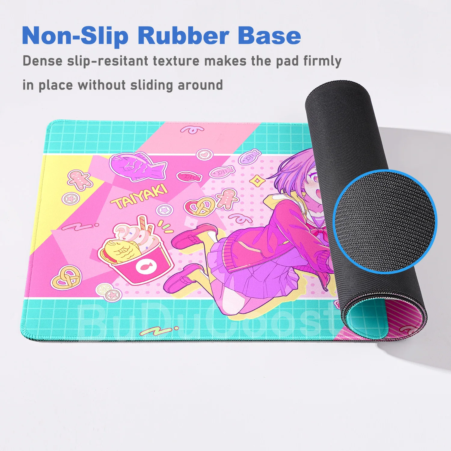 XXL Anime Girl HD Deskmat PJSK Project Sekai Colorful Stage Nightcord Rubber Mousepad Large Gaming Non-slip Keyboard Protect Mat