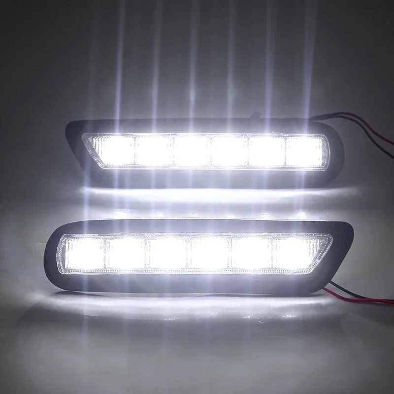 2Pcs LED Car Lights Fog Lamp Led Daytime Running Light Car Accessories Fit For Mitsubishi Outlander SPORT RVR ASX 2010 2011 2012