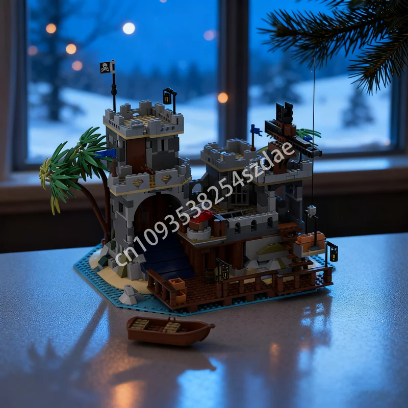 

970 шт. MOC Руины Эльдододо и альтернативная модель, строительные блоки, сборная игрушка, идея «сделай сам», Рождественский подарок, образование для детей