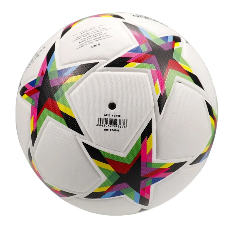 Newest soccer football footy training ball Size 5 PU Indoor football Match ball outdoor football for men women