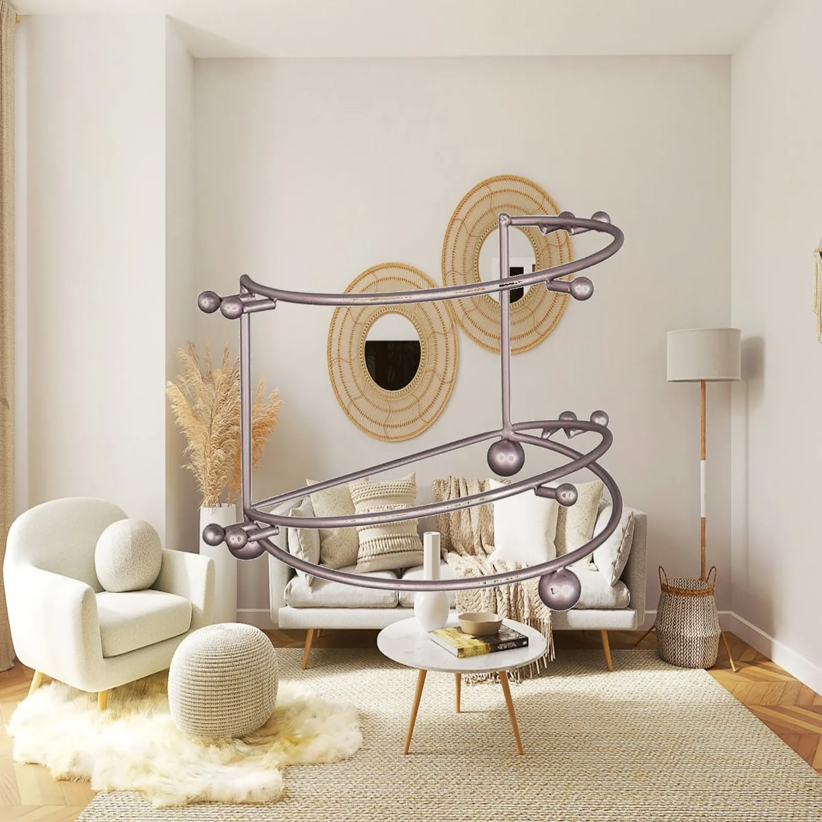 Metal Crown Display Stand for Jewelry Organizer Tiered Headpiece Rack for Boutique Showcase
