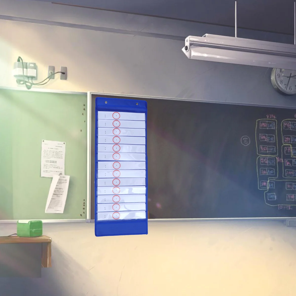 

14-Grids Transparent Time Schedule Classroom Timetable for Students Accessories Daily Learning Aids Time Schedule