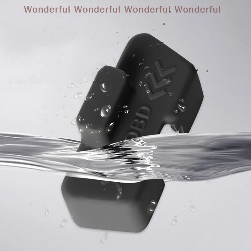 Kit di modifica dei componenti interni dell'auto della copertura dell'automobile dello scudo dell'interfaccia OBD antipolvere in silicone