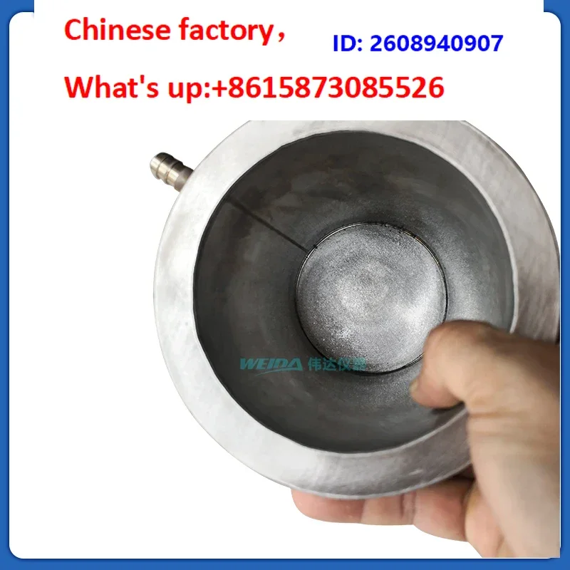 Double-layer stainless steel barrel 1.3 liters 3 liters 5 liters, experimental disperser dispersion barrel 1.5L barrel with lid