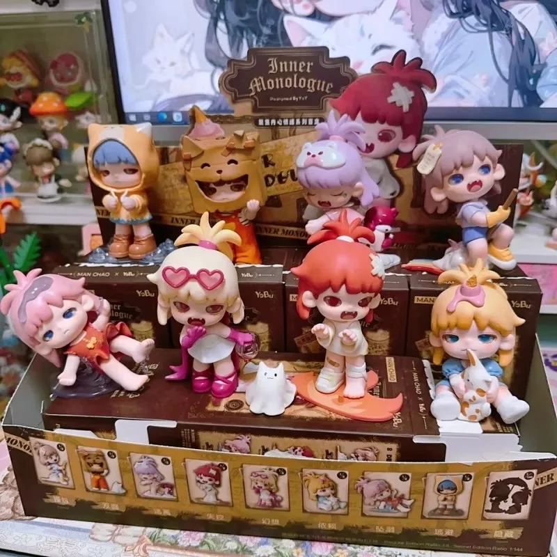 

Yobu Blind Box Inner Monologue Series In Stock Creative Cute Mystery Box Collectible Toy Figurine Holiday Gift For Adult Custom