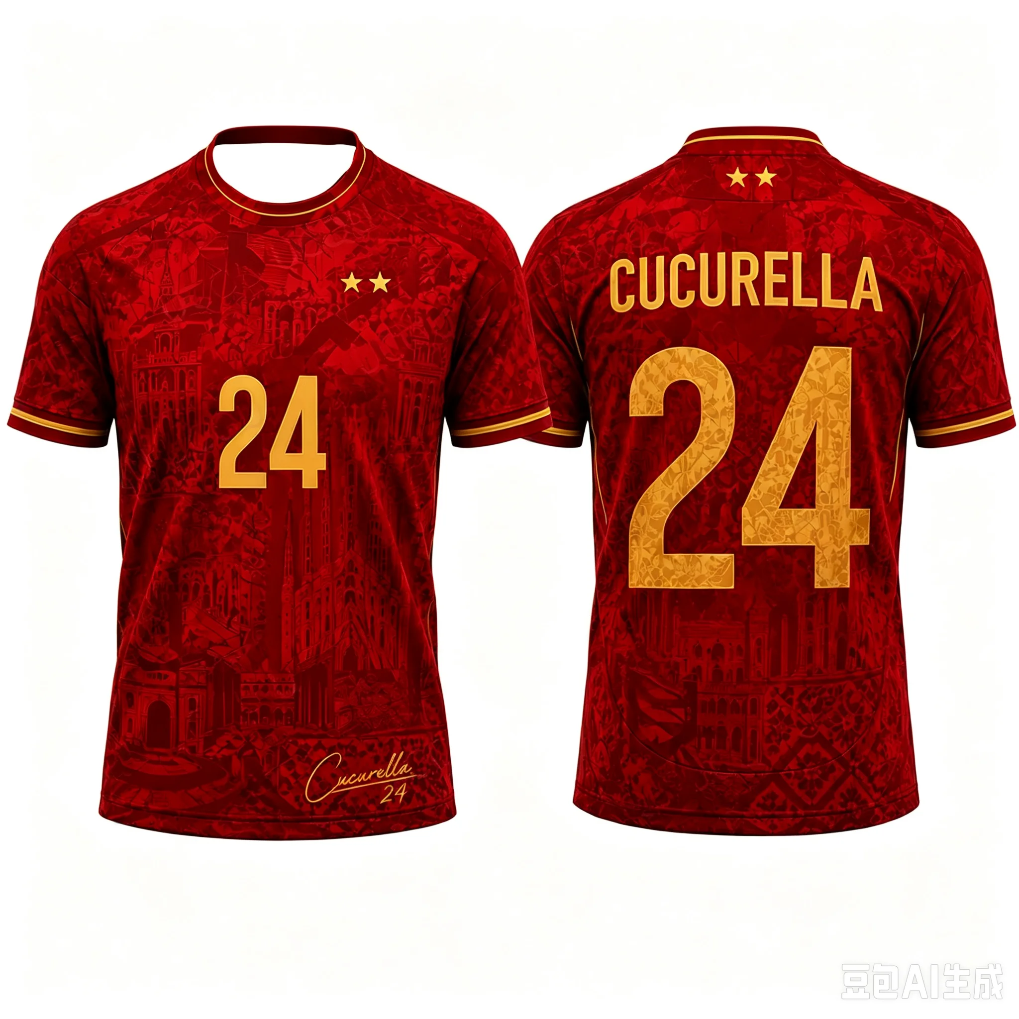 2026 Bestseller Neue Spanien Yamal 19 / Rodri 16 Fußballtrikot Zwei-Sterne-Edition Fußballtrikot für Männer Frauen Kinder Fan-Trikot Heimtrikot – Detail 10