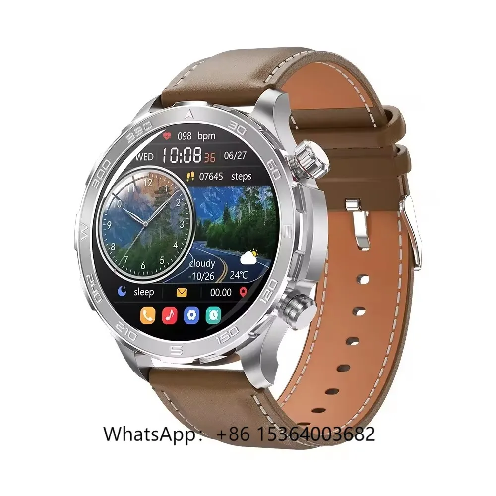 

2024 Новые водонепроницаемые умные часы для занятий спортом на открытом воздухе DK67 с 1,53-дюймовыми круглыми носими устройствами BT Call