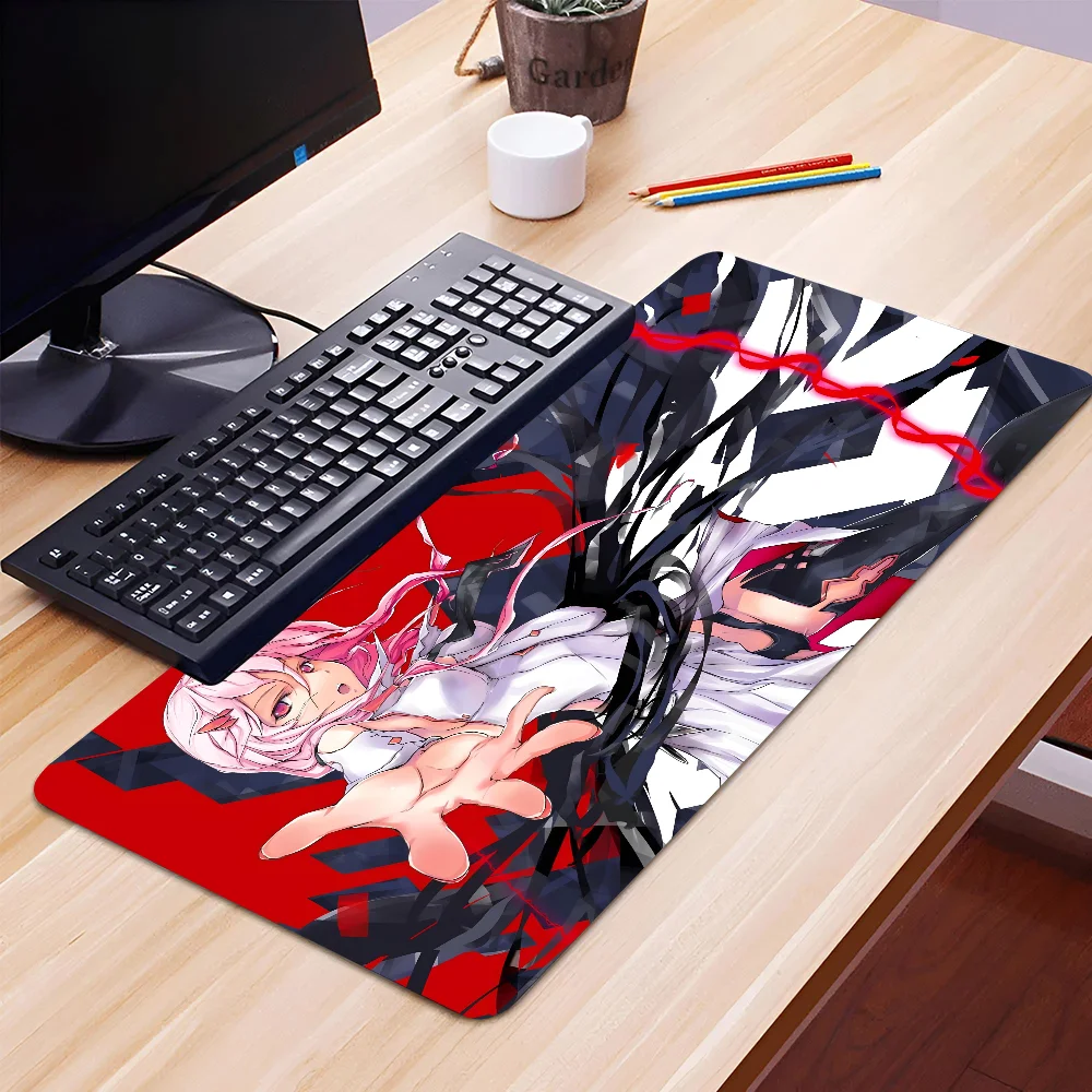 

1pc cute Yui Inori X Guilty Crown Non-slip Mouse Pad Suitable For Office Computers Laptops E-sports Game Desk Mats XXL Keyboard