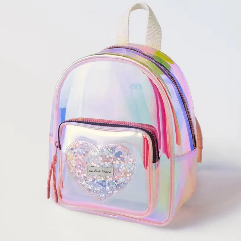 

Disney's New trendy backpack - rainbow-colored mini backpack for carrying books, water-resistant beach bag backpack
