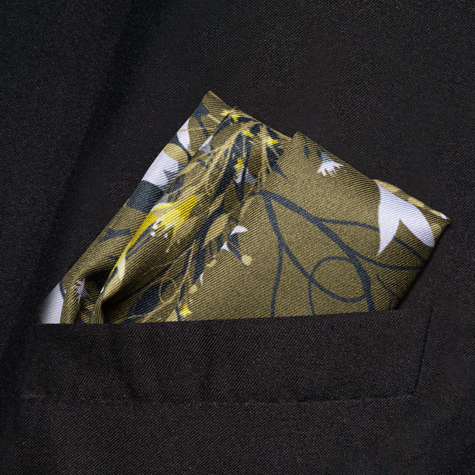 Men Pocket Square Floral Paisley Hanky Handkerchief for Wedding Party Suit Blazer Pocket Decor Men's Fashion Accessories Gift