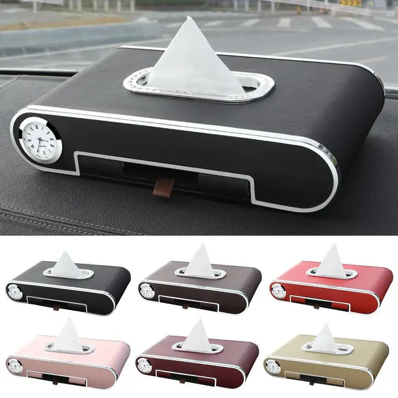 

Universal Car Dashboard Tissue Holder Auto Tissue Organization Car Interior Supplies Multifunctional Tissue Box Car Accessories