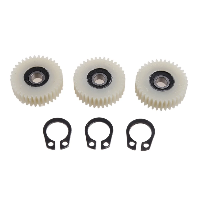 Reparación de Motor de bicicleta eléctrica de 3 piezas, engranaje planetario de dientes de nailon de 36 engranajes adecuado para Motor Bafang, Conector de rodamiento de engranaje M4YD