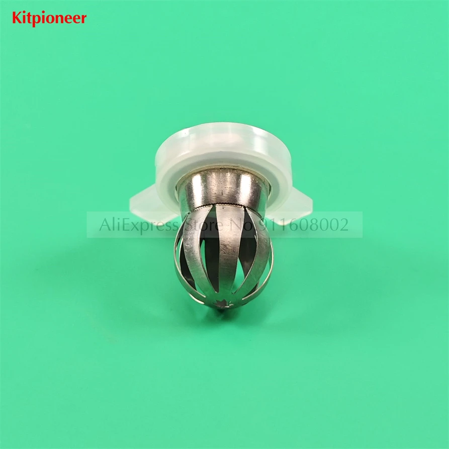 One Piece Flower Petals Shaped Ice Cream Modeling Cap Stainless Steel Nozzle Lid Spare Part Soft Ice Cream Machines Fitting 29mm