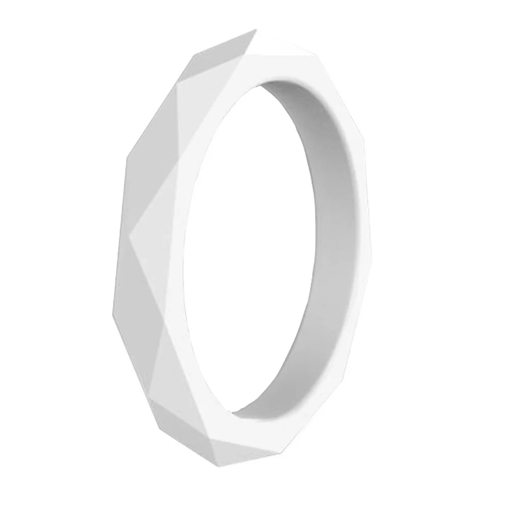 

10 Pcs Silicone Rings Rings Women Sports Aesthetic Waterproof Flexible Gym Workout Diving Swimming Trendy Ring Set