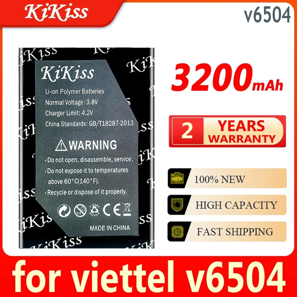 

Литий-ионный аккумулятор v6504 для мобильного телефона viettel v6504