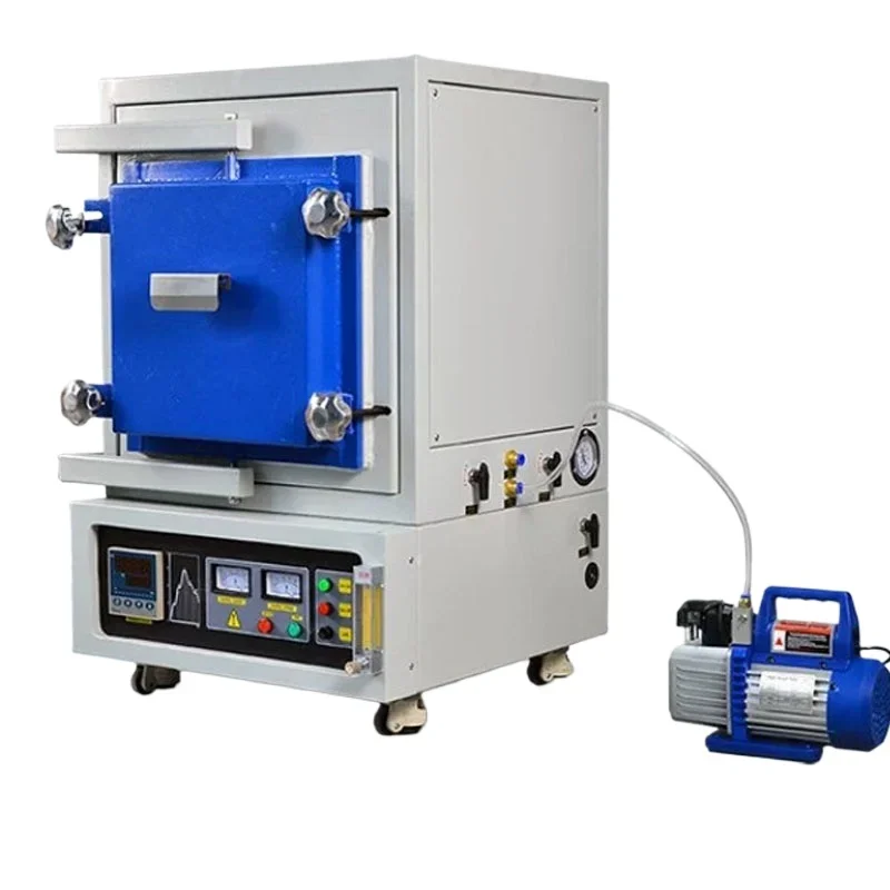 Vacuum Atmosphere Furnace PID Controlled Box Type High Temperature Lab Heat Treatment Furnace for Sintering Annealing Customized