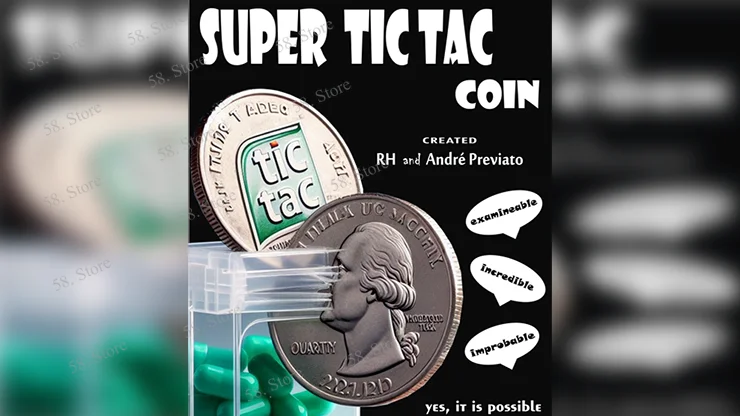 

Super Tic Tac Coin By André Previato And RH Magic tricks ( 58 Store Download )