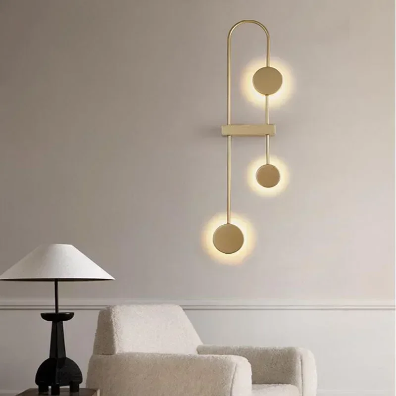 Modern LED Line Wall Lamp for Bedroom Living Dining Room Stairs Aisle Creative Wall Sconce Home Decor Lighting Fixture Luster