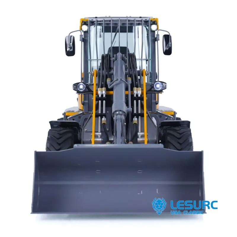 

LESU 1/14 Гидравлические колесные погрузчики RC Металлическая модель AOUE MCL8 PNP Окрашенная в сборе 4X4 Автомобили с дистанционным управлением Игрушки для взрослых TH22929