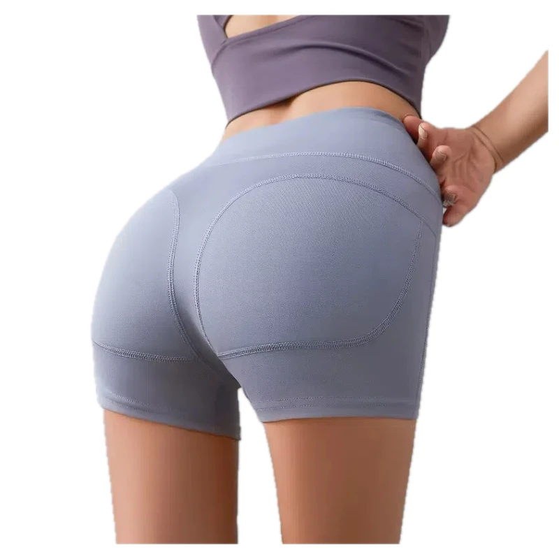 Women's High Waisted Workout Shorts for Yoga Gym Butt Lifting Non See Through breathable,Sexy Booty Push Up Sport Yoga Shorts