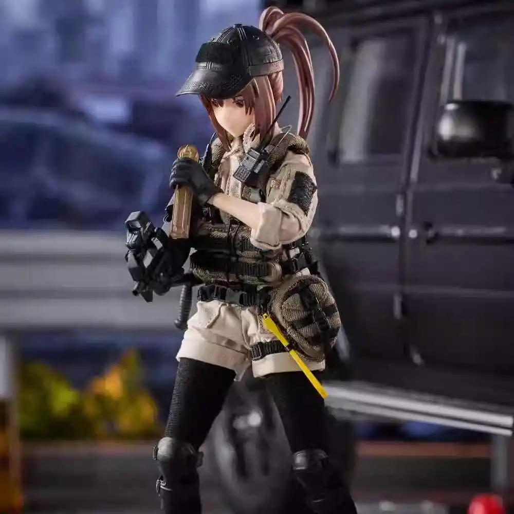 In Spot Hasuki Pa006 1/12 Guard Girl Action Figure Pocket Art Vrouwelijke Soldaat Beeldje Volledige Set Collectible Model Garage Kit