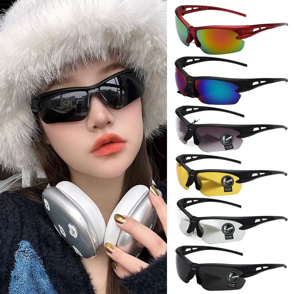 

Fashion Plastics Sports Sunglasses Driving Cycling Oval Shades Fishing Eyewear for Men Women