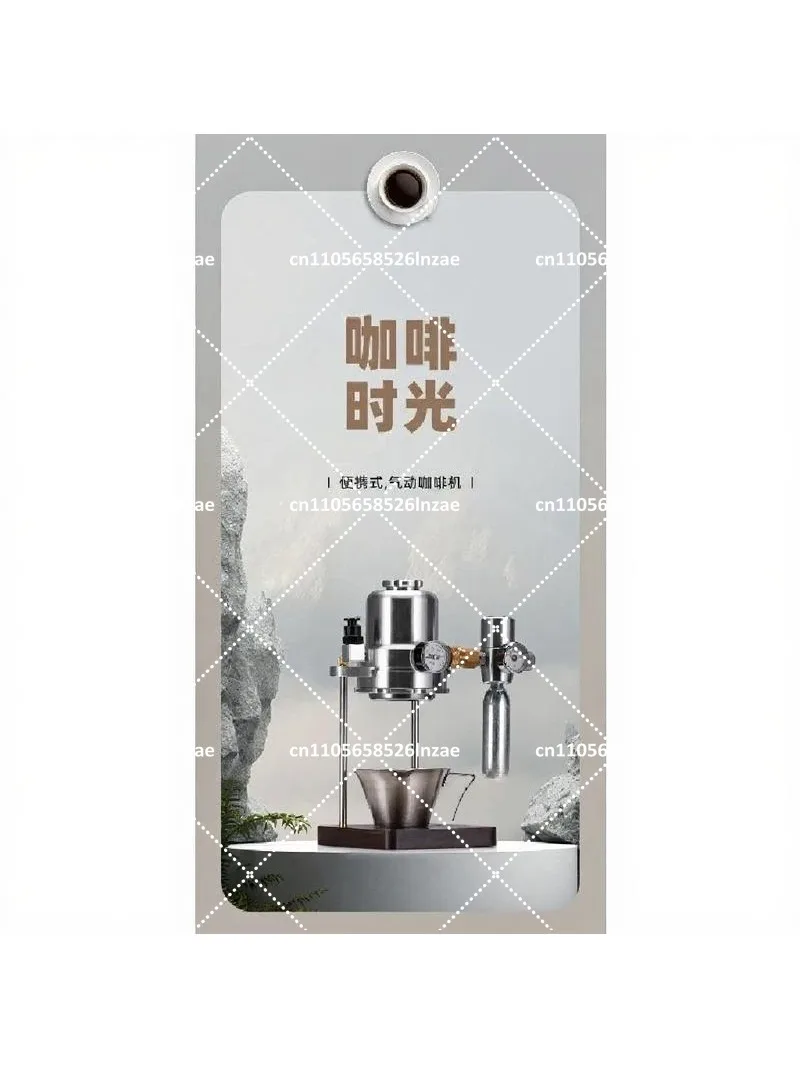 Italian Small Espresso Machine Portable Coffee Maker for Home Use Manual Brewing