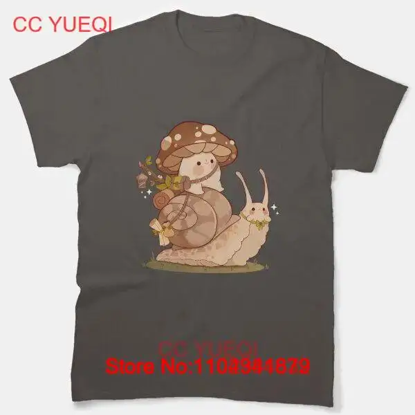 Cute Mushroom and Snail Friend Classic T-Shirt